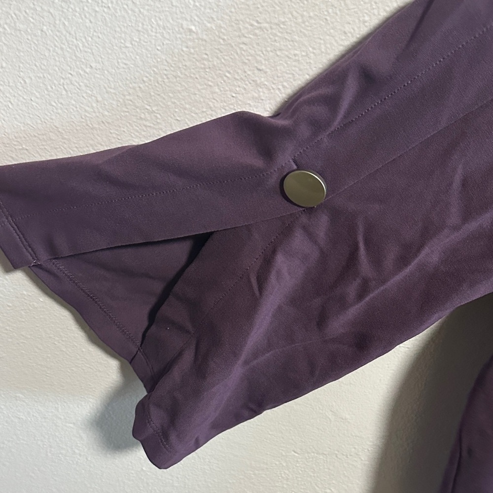 Chico's Deep Purple Long Sleeve Top - Picture 4 of 5
